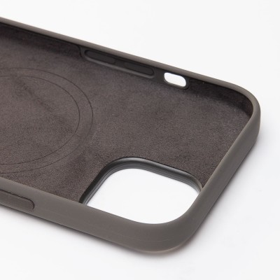 Чехол-накладка для Apple iPhone 15 (глиняный) ORG Silicone Case SafeMag с анимацией