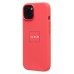 Чехол-накладка для Apple iPhone 15 (гуава) ORG Silicone Case SafeMag с анимацией