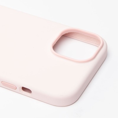 Чехол-накладка для Apple iPhone 15 (светло-розовый) ORG Silicone Case SafeMag с анимацией