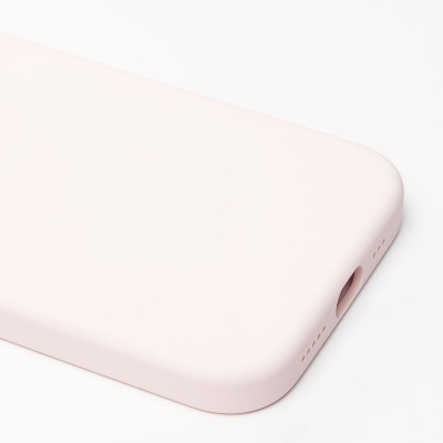 Чехол-накладка для Apple iPhone 15 (светло-розовый) ORG Silicone Case SafeMag с анимацией