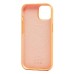 Чехол-накладка для Apple iPhone 15 (апельсиновый щербет) ORG Silicone Case SafeMag с анимацией