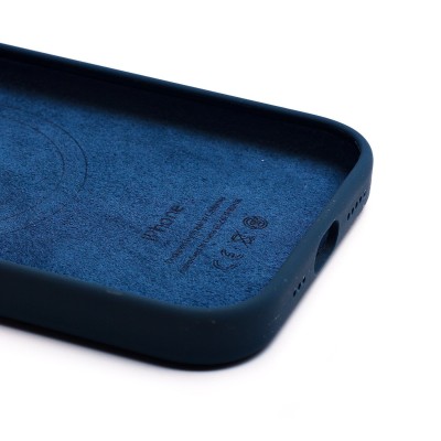 Чехол-накладка для Apple iPhone 15 (грозовая туча) ORG Silicone Case SafeMag с анимацией