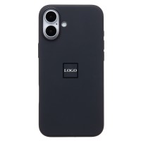 Чехол-накладка для Apple iPhone 16 Plus (черный) ORG Silicone Case SafeMag с анимацией
