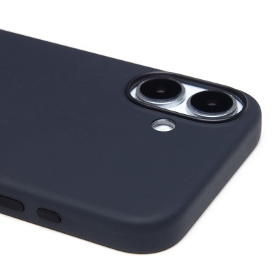 Чехол-накладка для Apple iPhone 16 Plus (черный) ORG Silicone Case SafeMag с анимацией