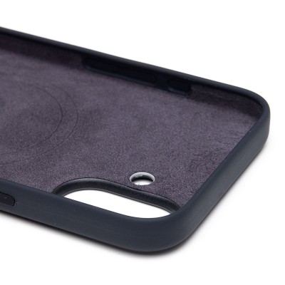 Чехол-накладка для Apple iPhone 16 Plus (черный) ORG Silicone Case SafeMag с анимацией
