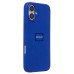Чехол-накладка для Apple iPhone 16 Plus (бриллиантовый синий) ORG Silicone Case SafeMag с анимацией