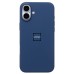 Чехол-накладка для Apple iPhone 16 Plus (темно-синий) ORG Silicone Case SafeMag с анимацией