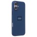 Чехол-накладка для Apple iPhone 16 Plus (темно-синий) ORG Silicone Case SafeMag с анимацией