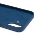 Чехол-накладка для Apple iPhone 16 Plus (темно-синий) ORG Silicone Case SafeMag с анимацией