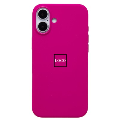 Чехол-накладка для Apple iPhone 16 Plus (красная лунная диффузия) ORG Silicone Case SafeMag с анимацией