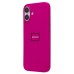 Чехол-накладка для Apple iPhone 16 Plus (красная лунная диффузия) ORG Silicone Case SafeMag с анимацией