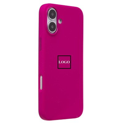 Чехол-накладка для Apple iPhone 16 Plus (красная лунная диффузия) ORG Silicone Case SafeMag с анимацией