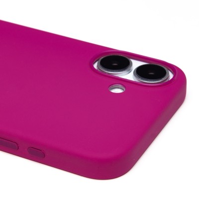Чехол-накладка для Apple iPhone 16 Plus (красная лунная диффузия) ORG Silicone Case SafeMag с анимацией