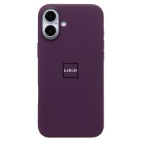 Чехол-накладка для Apple iPhone 16 Plus (сиреневый) ORG Silicone Case SafeMag с анимацией