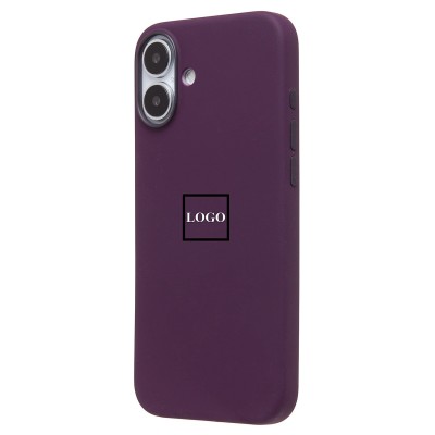 Чехол-накладка для Apple iPhone 16 Plus (сиреневый) ORG Silicone Case SafeMag с анимацией