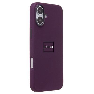 Чехол-накладка для Apple iPhone 16 Plus (сиреневый) ORG Silicone Case SafeMag с анимацией
