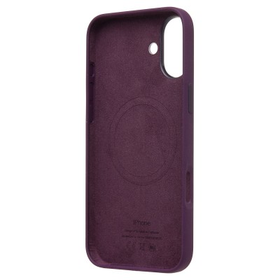 Чехол-накладка для Apple iPhone 16 Plus (сиреневый) ORG Silicone Case SafeMag с анимацией