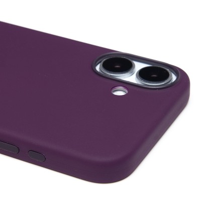 Чехол-накладка для Apple iPhone 16 Plus (сиреневый) ORG Silicone Case SafeMag с анимацией