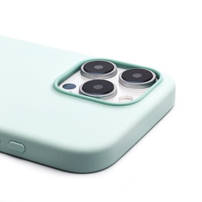 Чехол-накладка для Apple iPhone 16 Pro Max (аквамарин) ORG Silicone Case SafeMag с анимацией