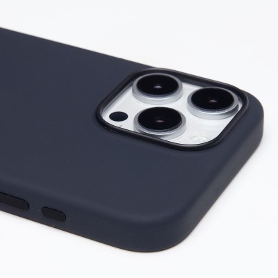 Чехол-накладка для Apple iPhone 16 Pro Max (черный) ORG Silicone Case SafeMag с анимацией