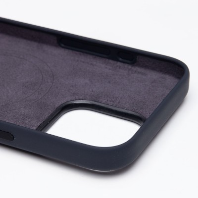 Чехол-накладка для Apple iPhone 16 Pro Max (черный) ORG Silicone Case SafeMag с анимацией