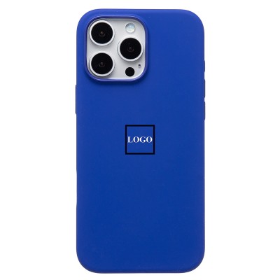 Чехол-накладка для Apple iPhone 16 Pro Max (бриллиантовый синий) ORG Silicone Case SafeMag с анимацией