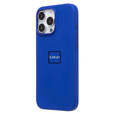 Чехол-накладка для Apple iPhone 16 Pro Max (бриллиантовый синий) ORG Silicone Case SafeMag с анимацией
