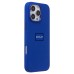 Чехол-накладка для Apple iPhone 16 Pro Max (бриллиантовый синий) ORG Silicone Case SafeMag с анимацией