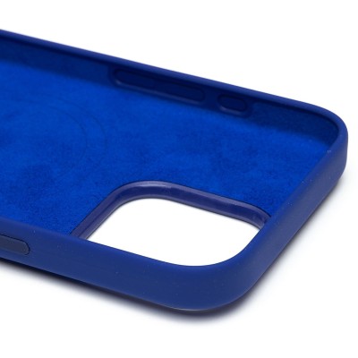 Чехол-накладка для Apple iPhone 16 Pro Max (бриллиантовый синий) ORG Silicone Case SafeMag с анимацией