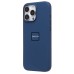 Чехол-накладка для Apple iPhone 16 Pro Max (темно-синий) ORG Silicone Case SafeMag с анимацией