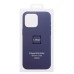 Чехол-накладка для Apple iPhone 16 Pro Max (темно-синий) ORG Silicone Case SafeMag с анимацией