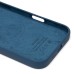 Чехол-накладка для Apple iPhone 16 Pro Max (джинсовый синий) ORG Silicone Case SafeMag с анимацией