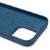 Чехол-накладка для Apple iPhone 16 Pro Max (джинсовый синий) ORG Silicone Case SafeMag с анимацией