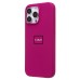 Чехол-накладка для Apple iPhone 16 Pro Max (фуксия) ORG Silicone Case SafeMag с анимацией