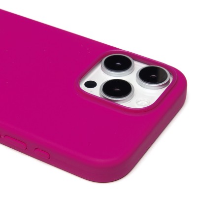 Чехол-накладка для Apple iPhone 16 Pro Max (фуксия) ORG Silicone Case SafeMag с анимацией