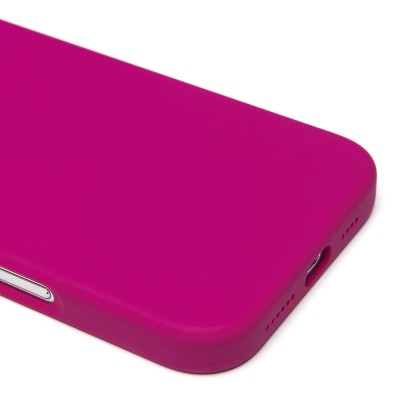 Чехол-накладка для Apple iPhone 16 Pro Max (фуксия) ORG Silicone Case SafeMag с анимацией