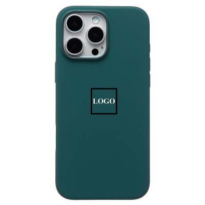 Чехол-накладка для Apple iPhone 16 Pro Max (озерный зеленый) ORG Silicone Case SafeMag с анимацией