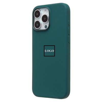 Чехол-накладка для Apple iPhone 16 Pro Max (озерный зеленый) ORG Silicone Case SafeMag с анимацией