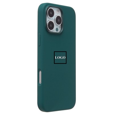 Чехол-накладка для Apple iPhone 16 Pro Max (озерный зеленый) ORG Silicone Case SafeMag с анимацией