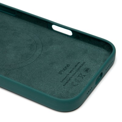Чехол-накладка для Apple iPhone 16 Pro Max (озерный зеленый) ORG Silicone Case SafeMag с анимацией