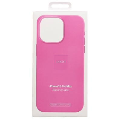 Чехол-накладка для Apple iPhone 16 Pro Max (цвет пиона) ORG Silicone Case SafeMag с анимацией