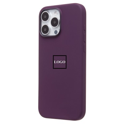 Чехол-накладка для Apple iPhone 16 Pro Max (сливовый) ORG Silicone Case SafeMag с анимацией