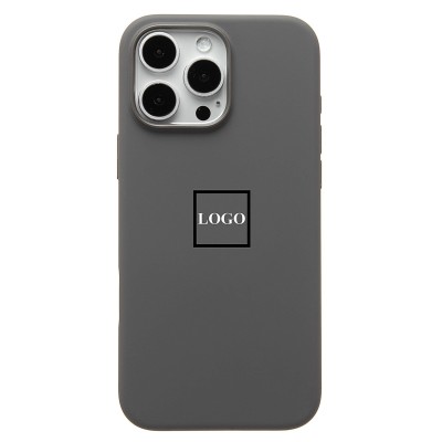 Чехол-накладка для Apple iPhone 16 Pro Max (каменный серый) ORG Silicone Case SafeMag с анимацией