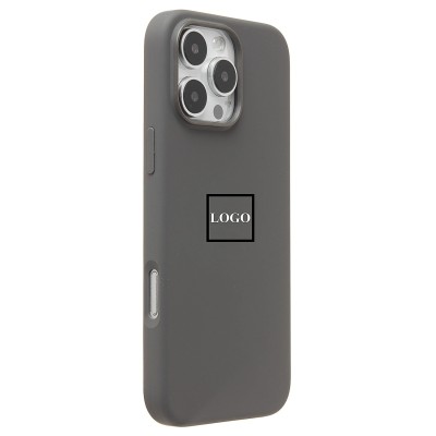 Чехол-накладка для Apple iPhone 16 Pro Max (каменный серый) ORG Silicone Case SafeMag с анимацией