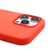 Чехол-накладка для Apple iPhone 16 Pro Max (мандариновый) ORG Silicone Case SafeMag с анимацией