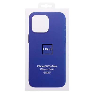 Чехол-накладка для Apple iPhone 16 Pro Max (ультрамарин) ORG Silicone Case SafeMag с анимацией Чехол-накладка для Apple iPhone 16 Pro Max (ультрамарин) ORG Silicone Case SafeMag с анимацией