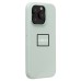 Чехол-накладка для Apple iPhone 16 Pro (аквамарин) ORG Silicone Case SafeMag с анимацией