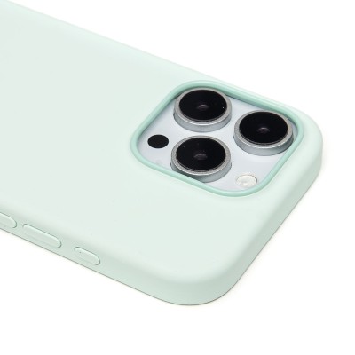 Чехол-накладка для Apple iPhone 16 Pro (аквамарин) ORG Silicone Case SafeMag с анимацией