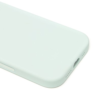 Чехол-накладка для Apple iPhone 16 Pro (аквамарин) ORG Silicone Case SafeMag с анимацией