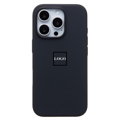 Чехол-накладка для Apple iPhone 16 Pro (черный) ORG Silicone Case SafeMag с анимацией